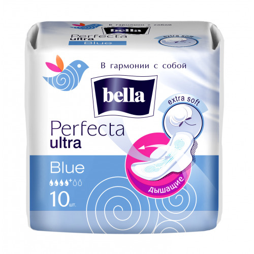 Гигиенические прокладки Bella Perfecta Ultra Blue (Белла Перфекта Ультра Блю) 4 капли, 10 шт Гигиенические прокладки Bella Perfecta Ultra Blue (Белла Перфекта Ультра Блю) 4 капли, 10 шт