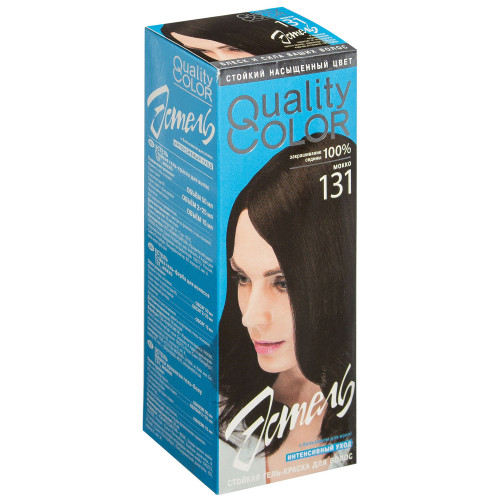 Краска-гель для волос Estel Quality Color Эстель 131 - Мокко Краска-гель для волос Estel Quality Color Эстель 131 - Мокко