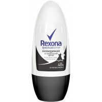 Антиперспирант шариковый Rexona (Рексона) Невидимая на черной и белой одежде, 50 мл Антиперспирант шариковый Rexona (Рексона) Невидимая на черной и белой одежде, 50 мл