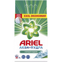 Стиральный порошок автомат Ariel (Ариэль) Аквапудра «Горный родник», 6 кг Стиральный порошок автомат Ariel (Ариэль) Аквапудра «Горный родник», 6 кг
