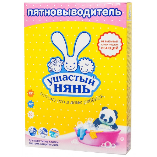 Пятновыводитель порошковый для детского белья Ушастый нянь, 500 г Пятновыводитель порошковый для детского белья Ушастый нянь, 500 г
