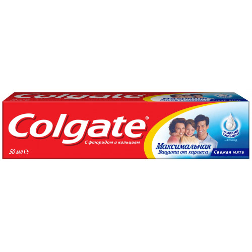 Зубная паста Colgate (Колгейт) Максимальная защита от кариеса Свежая мята, 50 мл Зубная паста Colgate (Колгейт) Максимальная защита от кариеса Свежая мята, 50 мл