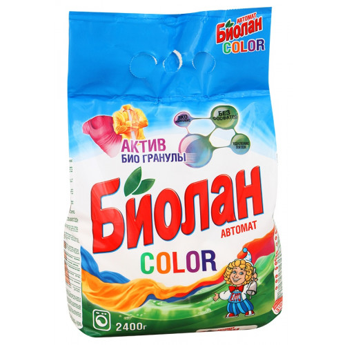 Стиральный порошок автомат Биолан Color, 2,4 кг Стиральный порошок автомат Биолан Color, 2,4 кг