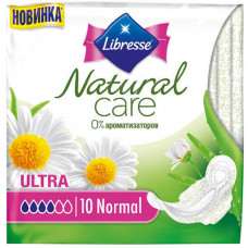 Прокладки Libresse (Либресс) Natural Care Ultra Normal, 4 капли, 10 шт Прокладки Libresse (Либресс) Natural Care Ultra Normal, 4 капли, 10 шт
