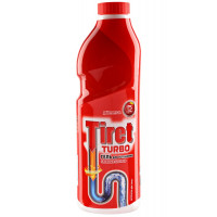 Гель для устранения сложных засоров Tiret Turbo (Тирет Турбо) красный, 1 л Гель для устранения сложных засоров Tiret Turbo (Тирет Турбо) красный, 1 л