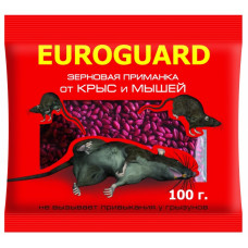 Зерно Euroguard (Еврогард) от крыс и мышей, 100 г Зерно Euroguard (Еврогард) от крыс и мышей, 100 г
