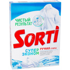 Стиральный порошок для ручной стирки Sorti (Сорти) Супер Эконом, 350 г Стиральный порошок для ручной стирки Sorti (Сорти) Супер Эконом, 350 г