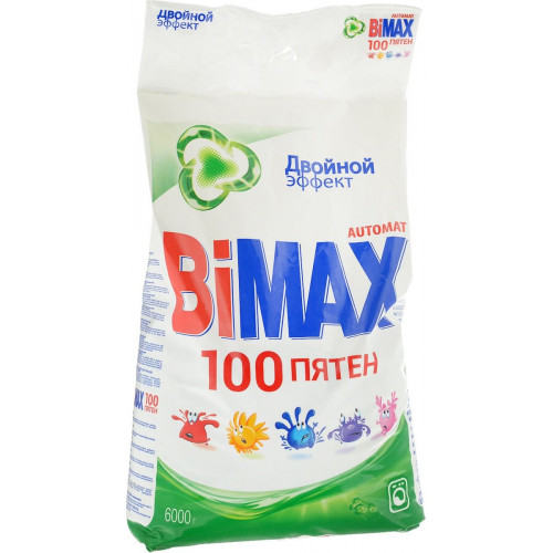 Стиральный порошок автомат BiMax (Бимакс) 100 пятен, 6 кг Стиральный порошок автомат BiMax (Бимакс) 100 пятен, 6 кг
