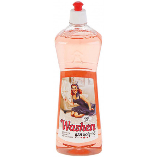 Средство для чистки ковров и мягкой мебели Washen (Вашен), 1 л Средство для чистки ковров и мягкой мебели Washen (Вашен), 1 л