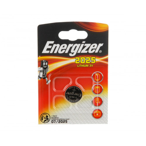 Батарейка литиевая таблетка Energizer (Энерджайзер) CR2025, 2 шт Батарейка литиевая таблетка Energizer (Энерджайзер) CR2025, 2 шт