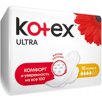 Прокладки Kotex (Котекс) Ultra Нормал, сеточка, 4 капли, 10 шт Прокладки Kotex (Котекс) Ultra Нормал, сеточка, 4 капли, 10 шт