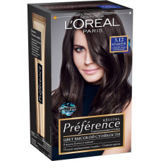Краска для волос L`Oreal (Лореаль) Recital Preference, тон 3.12 - Мулен Руж Глубокий Темно-коричневый Краска для волос L`Oreal (Лореаль) Recital Preference, тон 3.12 - Мулен Руж Глубокий Темно-коричневый