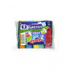 Губка для посуды Grendy (Гренди) Супер, 5 шт Губка для посуды Grendy (Гренди) Супер, 5 шт