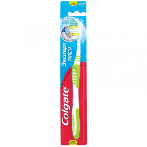 Зубная щетка Colgate (Колгейт) Эксперт Чистоты, средняя жесткость, 1 шт Зубная щетка Colgate (Колгейт) Эксперт Чистоты, средняя жесткость, 1 шт