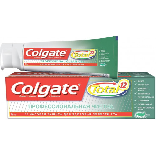 Зубная паста Colgate (Колгейт) Профессиональная Чистка Гель, 75 мл Зубная паста Colgate (Колгейт) Профессиональная Чистка Гель, 75 мл