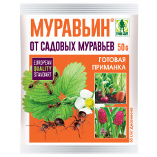 Муравьин от садовых муравьев, 50 гр Муравьин от садовых муравьев, 50 гр