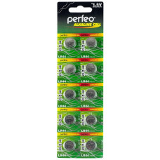 Батарейка литиевая таблетка Perfeo (Перфео) Alkaline Cell, LR44 Батарейка литиевая таблетка Perfeo (Перфео) Alkaline Cell, LR44