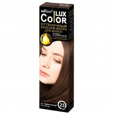Оттеночный бальзам для волос Bielita Color Lux - Тёмно-русый, 100 мл Оттеночный бальзам для волос Bielita Color Lux - Тёмно-русый, 100 мл