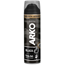 Гель для бритья Arko (Арко) Black 2в1, 200 мл