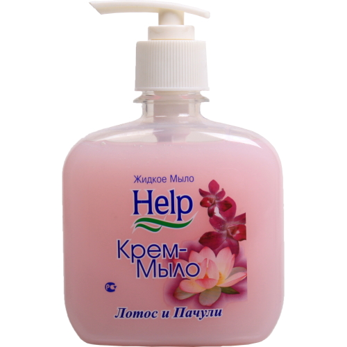 Жидкое крем-мыло Help (Хэлп) Лотос и пачули, с дозатором, 300 мл Жидкое крем-мыло Help (Хэлп) Лотос и пачули, с дозатором, 300 мл