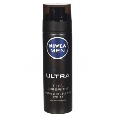 Пена для бритья Nivea Men Ultra, 200 мл Пена для бритья Nivea Men Ultra, 200 мл