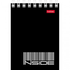 Блокнот Hatber (Хатбер) Inside, А7, гребень, офисный стиль, 40 листов, 75х105 мм Блокнот Hatber (Хатбер) Inside, А7, гребень, офисный стиль, 40 листов, 75х105 мм