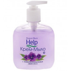 Жидкое крем-мыло Help (Хэлп) Антибактериальный эффект, с дозатором, 300 мл
