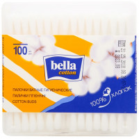 Ватные палочки Bella (Белла), квадратная упаковка, 100 шт Ватные палочки Bella (Белла), квадратная упаковка, 100 шт