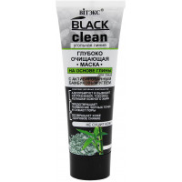 Глубоко очищающая маска для лица на основе глины Витэкс Black Clean, 75 мл Глубоко очищающая маска для лица на основе глины Витэкс Black Clean, 75 мл