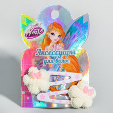 Набор заколок для волос Winx (Феи Винкс) «Блум», микс, 2 шт Набор заколок для волос Winx (Феи Винкс) «Блум», микс, 2 шт