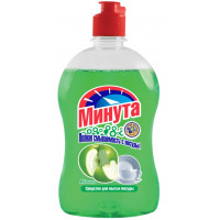Средство для мытья посуды (гель) Минута Яблоко, 500 мл