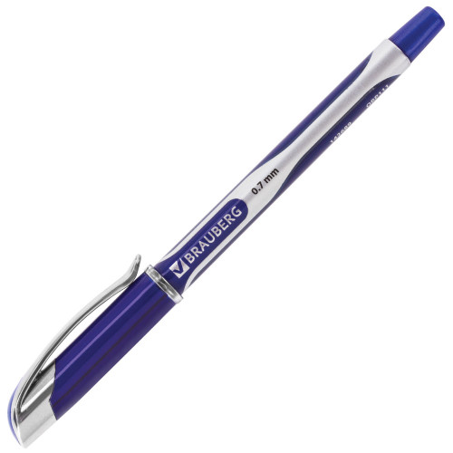 Ручка шариковая масляная с грипом Brauberg (Брауберг) Sigma Plus, цвет синий, печать, узел 0,7 мм, линия письма 0,35 мм Ручка шариковая масляная с грипом Brauberg (Брауберг) Sigma Plus, цвет синий, печать, узел 0,7 мм, линия письма 0,35 мм