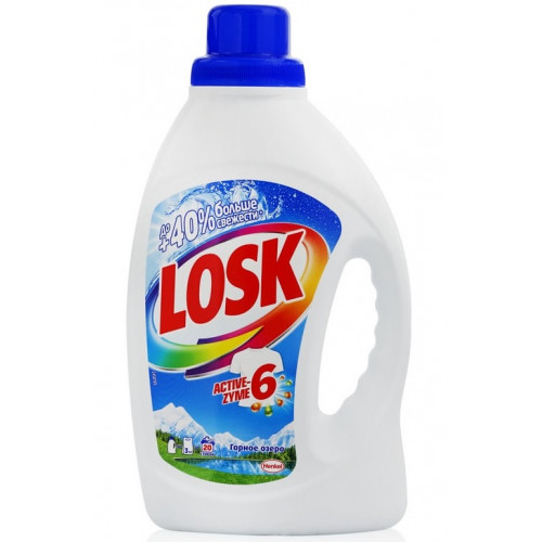 Гель для стирки Losk (Лоск) Горное озеро, 1,3 л Гель для стирки Losk (Лоск) Горное озеро, 1,3 л