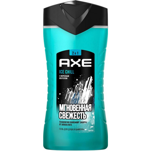 Гель для душа мужской Axe (Акс) Ice Chill 2 в 1, 250 мл Гель для душа мужской Axe (Акс) Ice Chill 2 в 1, 250 мл