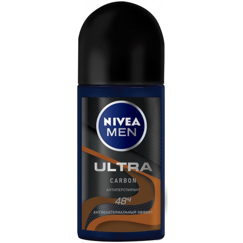 Антиперспирант шариковый мужской Nivea (Нивея) Ultra Carbon, 50 мл Антиперспирант шариковый мужской Nivea (Нивея) Ultra Carbon, 50 мл