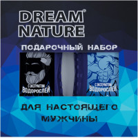 Подарочный набор для мужчин Dream Nature с экстрактом Водорослей (шампунь и гель для душа) Подарочный набор для мужчин Dream Nature с экстрактом Водорослей (шампунь и гель для душа)