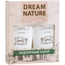 Подарочный набор для женщин Dream Nature Козье молоко (шампунь и гель для душа) Подарочный набор для женщин Dream Nature Козье молоко (шампунь и гель для душа)
