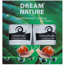 Подарочный набор для женщин Dream Nature (шампунь и гель для душа с муцином улитки) Подарочный набор для женщин Dream Nature (шампунь и гель для душа с муцином улитки)
