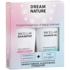 Подарочный набор для женщин Dream Nature (мицеллярный шампунь и гель для душа) Подарочный набор для женщин Dream Nature (мицеллярный шампунь и гель для душа)