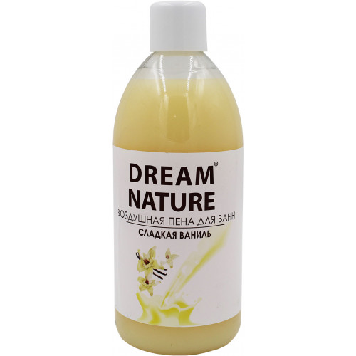 Пена для ванн Dream Nature Сладкая ваниль с ванилью, 1 л Пена для ванн Dream Nature Сладкая ваниль с ванилью, 1 л