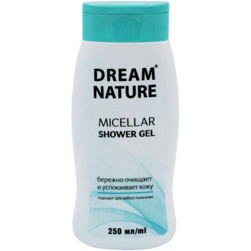 Гель для душа Dream Nature Мицеллярный, 250 мл Гель для душа Dream Nature Мицеллярный, 250 мл
