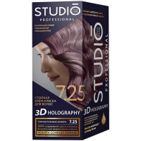 Краска для волос Studio (Студио) Professional 7.25 - Темное розовое золото