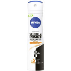 Антиперспирант женский Nivea (Нивея) Extra Невидимый черное и белое, 150 мл Антиперспирант женский Nivea (Нивея) Extra Невидимый черное и белое, 150 мл