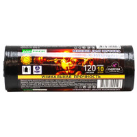 Мешки для мусора ПВД MirPack (МирПак) Силачи, чёрные, 120 л, 30 мкм, 10 шт Мешки для мусора ПВД MirPack (МирПак) Силачи, чёрные, 120 л, 30 мкм, 10 шт