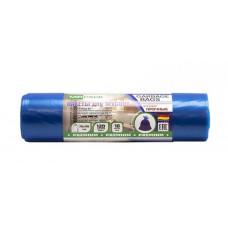 Мешки для мусора ПВД MirPack (МирПак) Premium+, синие, 120 л, 40 мкм, 10 шт