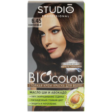 Крем-краска для волос Studio (Студио) Professional BIOcolor, тон 6.45 - Каштановый Крем-краска для волос Studio (Студио) Professional BIOcolor, тон 6.45 - Каштановый