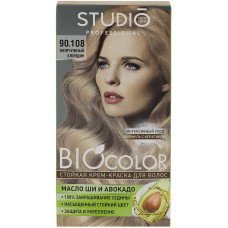 Крем-краска для волос Studio (Студио) Professional BIOcolor, тон 90.108 - Жемчужный блондин Крем-краска для волос Studio (Студио) Professional BIOcolor, тон 90.108 - Жемчужный блондин