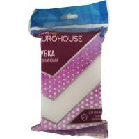 Губка меламиновая Eurohouse (Еврохаус), 12х7,5х4 см Губка меламиновая Eurohouse (Еврохаус), 12х7,5х4 см