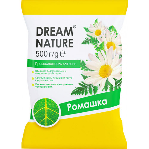 Природная соль для ванн Dream Nature «Ромашка», 500 г Природная соль для ванн Dream Nature «Ромашка», 500 г
