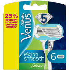 Кассеты для бритья женские Gillette Venus Embrace (Джилет Винус Имбрейс), 6 шт Кассеты для бритья женские Gillette Venus Embrace (Джилет Винус Имбрейс), 6 шт